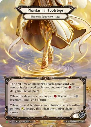Phantasmal Footsteps - CON002 (CON002) - Flesh and Blood: Promo Cards Cold Foil
