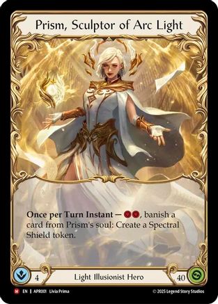 Prism, Sculptor of Arc Light (APR001) - Armory Deck: Legends Prism