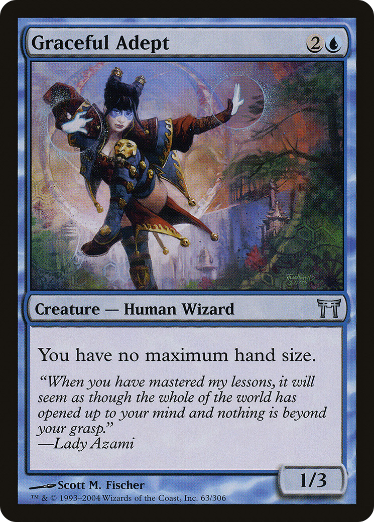 Graceful Adept (CHK-063) [Champions of Kamigawa]