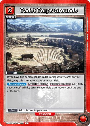 Cadet Corps Grounds (UE10ST/AOT-1-108) - UE10ST Attack on Titan Starter Deck