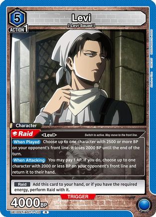 Levi (UE10ST/AOT-1-110) - UE10ST Attack on Titan Starter Deck