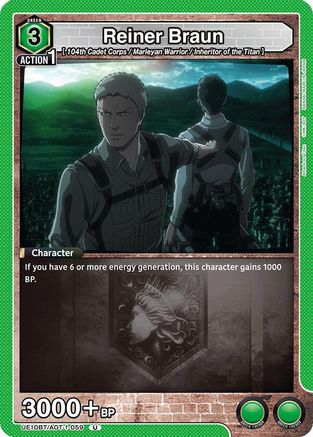 Reiner Braun (059) (UE10BT/AOT-1-059) - UE10BT Attack on Titan