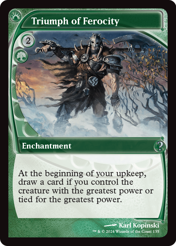 Triumph of Ferocity (Future Sight) (MB2-135) [Mystery Booster 2]