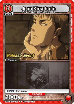 Jean Kirschtein (083) (UEPR/AOT-1-083) - UE10BT Attack on Titan Release Event Cards