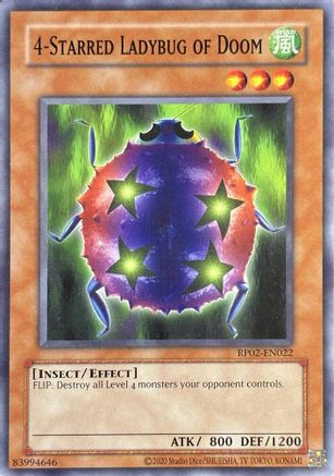 4-Starred Ladybug of Doom (Common) (RP02-EN022) - Retro Pack 2 (2020 Date Reprint) Unlimited