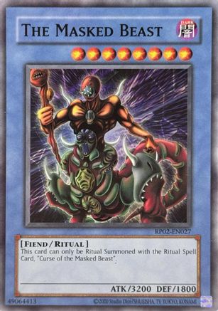 The Masked Beast (Super Rare) (RP02-EN027) - Retro Pack 2 (2020 Date Reprint) Unlimited
