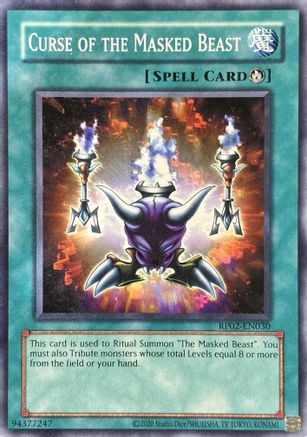 Curse of the Masked Beast (Common) (RP02-EN030) - Retro Pack 2 (2020 Date Reprint) Unlimited