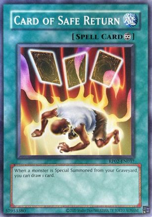 Card of Safe Return (Common) (RP02-EN037) - Retro Pack 2 (2020 Date Reprint) Unlimited