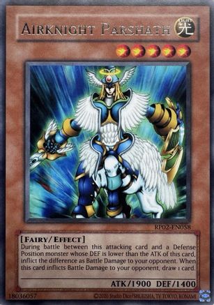 Airknight Parshath (Rare) (RP02-EN058) - Retro Pack 2 (2020 Date Reprint) Unlimited