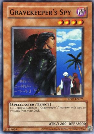 Gravekeeper's Spy (Common) (RP02-EN075) - Retro Pack 2 (2020 Date Reprint) Unlimited