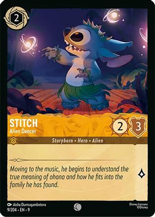 Stitch - Alien Dancer (9/204) - Fabled Cold Foil