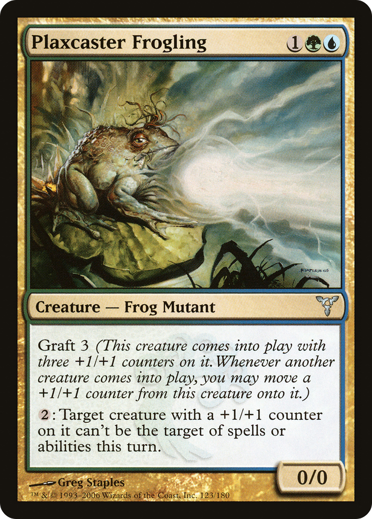 Plaxcaster Frogling (DIS-123) [Dissension] Foil