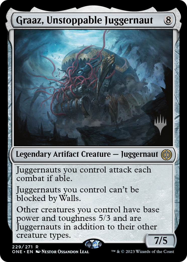 Graaz, Unstoppable Juggernaut (PPONE-229) [Promo Pack: Phyrexia: All Will Be One Promos]