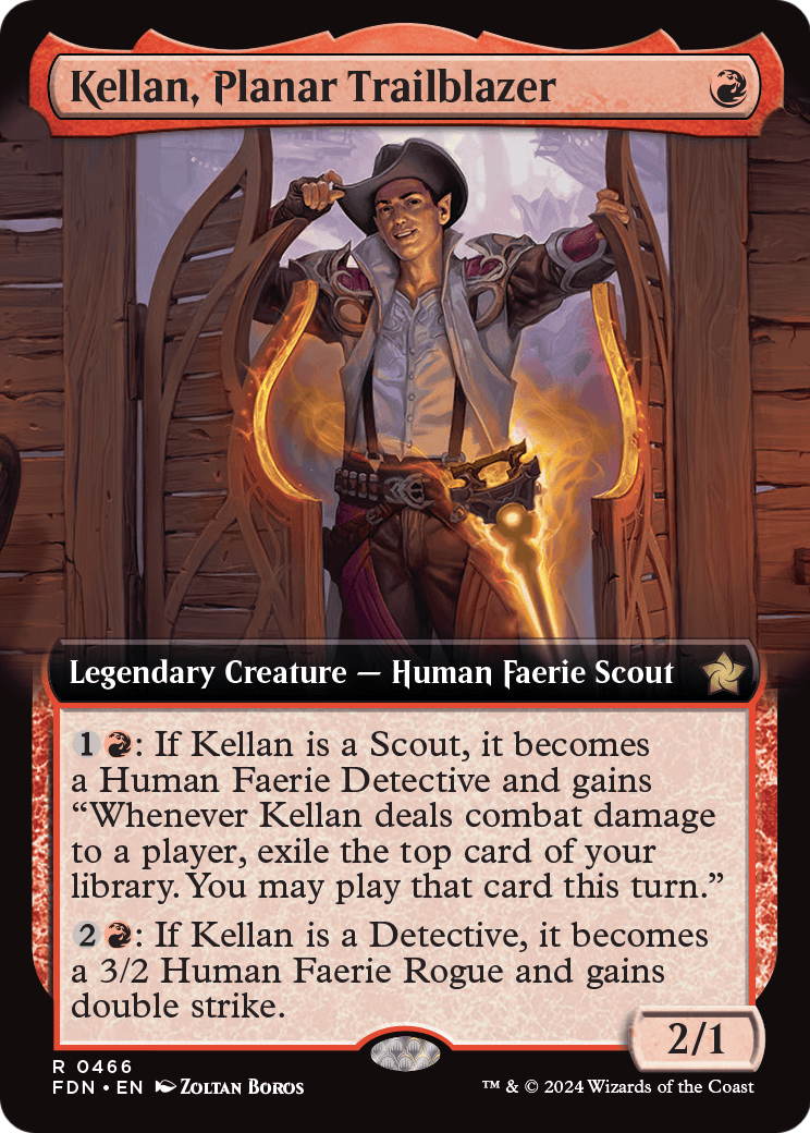 Kellan, Planar Trailblazer (Extended Art) (FDN-466) [Foundations]