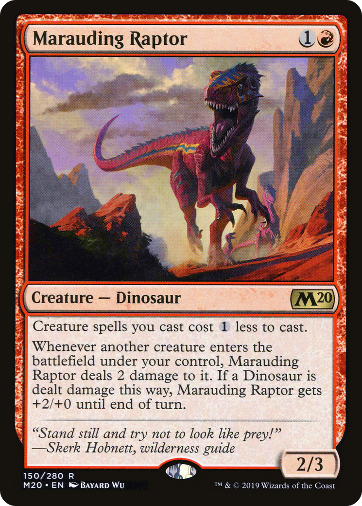 Marauding Raptor (M20-150) [Core Set 2020] Foil