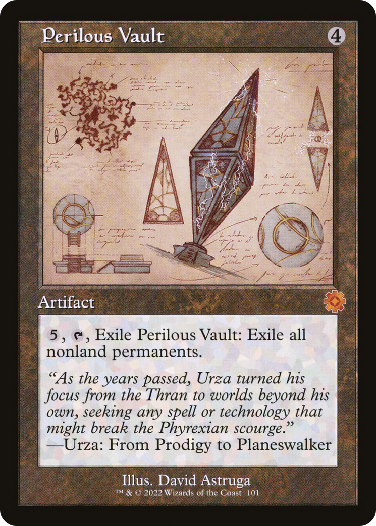 Perilous Vault (Schematic) (BRR-101) [The Brothers' War Retro Artifacts] Foil
