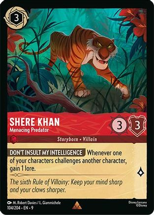 Shere Khan - Menacing Predator (104/204) - Fabled