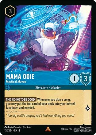 Mama Odie - Mystical Maven (152/204) - Fabled Cold Foil