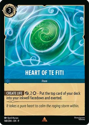 Heart of Te Fiti (168/204) - Fabled Cold Foil
