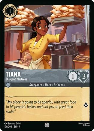 Tiana - Diligent Waitress (179/204) - Fabled