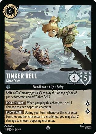 Tinker Bell - Giant Fairy (188/204) - Fabled