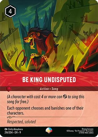 Be King Undisputed (Epic) (216/204) - Fabled Holofoil