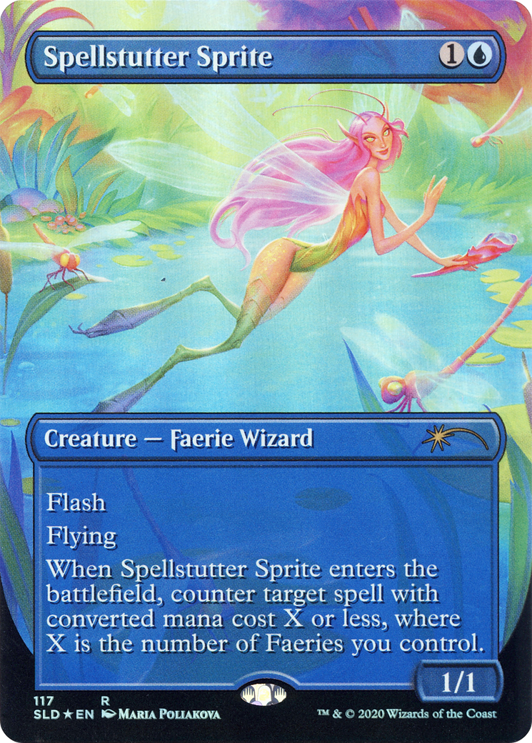 Spellstutter Sprite (SLD-117) (Borderless) [Secret Lair Drop] Foil