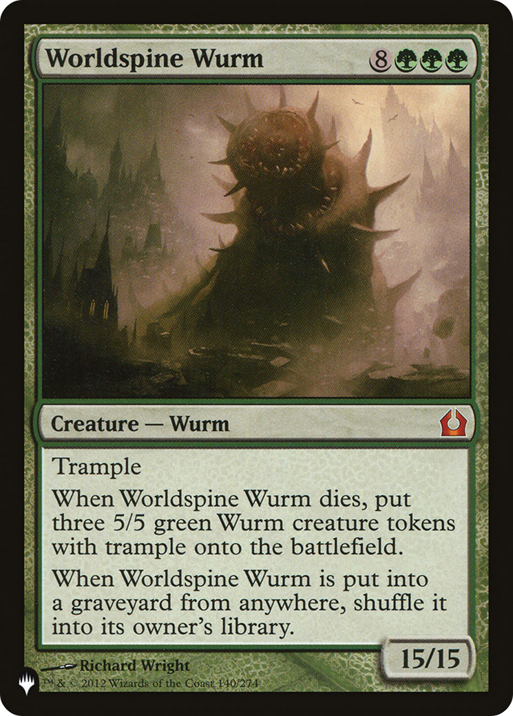 Worldspine Wurm (LIST-140/274) [The List]