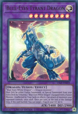 Blue-Eyes Tyrant Dragon (Ultra Rare) (25LP-EN019) - Limited Pack World Championship 2025 Limited
