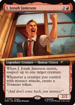 J. Jonah Jameson (Extended Art) (UMP-003) [Unique and Miscellaneous Promos]