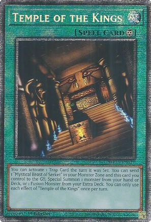 Temple of the Kings (Starlight Rare) (MP25-EN017) - 2025 Mega-Pack 1st Edition