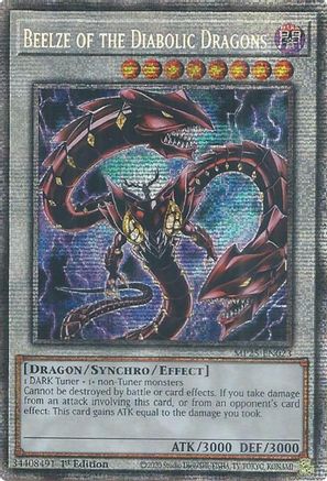 Beelze of the Diabolic Dragons (Starlight Rare) (MP25-EN023) - 2025 Mega-Pack 1st Edition