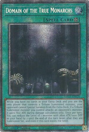 Domain of the True Monarchs (Starlight Rare) (MP25-EN026) - 2025 Mega-Pack 1st Edition