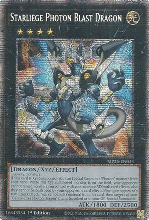 Starliege Photon Blast Dragon (Starlight Rare) (MP25-EN034) - 2025 Mega-Pack 1st Edition