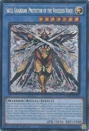 Skull Guardian, Protector of the Voiceless Voice (Prismatic Secret Rare) (MP25-EN055) - 2025 Mega-Pack 1st Edition