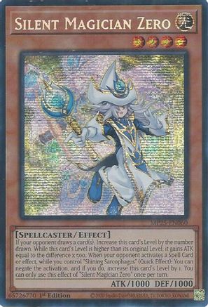 Silent Magician Zero (Prismatic Secret Rare) (MP25-EN060) - 2025 Mega-Pack 1st Edition