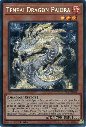 Tenpai Dragon Paidra (Prismatic Secret Rare) (MP25-EN064) - 2025 Mega-Pack 1st Edition