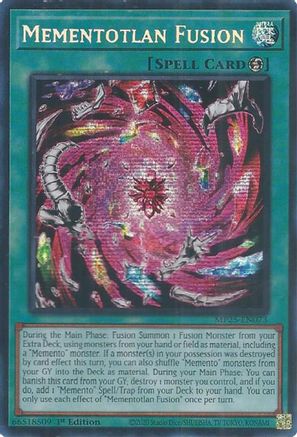 Mementotlan Fusion (Prismatic Secret Rare) (MP25-EN073) - 2025 Mega-Pack 1st Edition