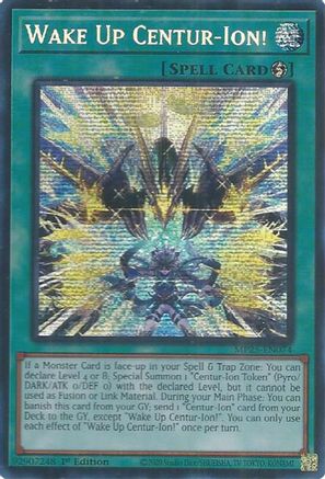 Wake Up Centur-Ion! (Prismatic Secret Rare) (MP25-EN074) - 2025 Mega-Pack 1st Edition