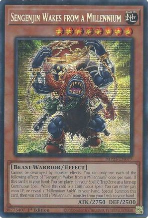 Sengenjin Wakes from a Millennium (Prismatic Secret Rare) (MP25-EN077) - 2025 Mega-Pack 1st Edition