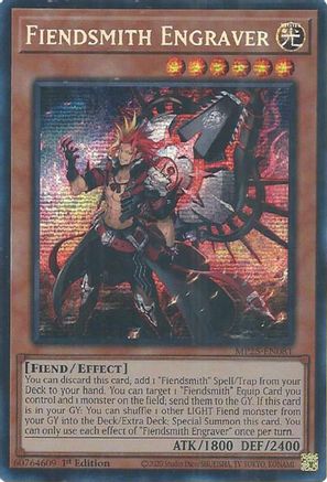 Fiendsmith Engraver (Prismatic Secret Rare) (MP25-EN081) - 2025 Mega-Pack 1st Edition