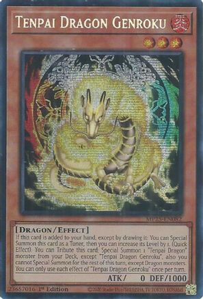 Tenpai Dragon Genroku (Prismatic Secret Rare) (MP25-EN082) - 2025 Mega-Pack 1st Edition