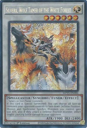 Silvera, Wolf Tamer of the White Forest (Prismatic Secret Rare) (MP25-EN086) - 2025 Mega-Pack 1st Edition