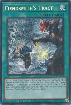 Fiendsmith's Tract (Prismatic Secret Rare) (MP25-EN093) - 2025 Mega-Pack 1st Edition