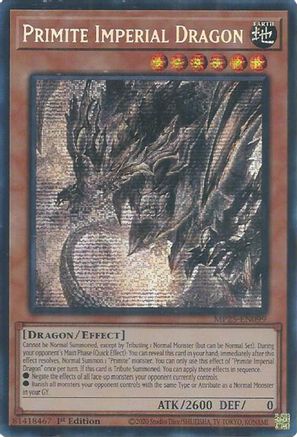 Primite Imperial Dragon (Prismatic Secret Rare) (MP25-EN099) - 2025 Mega-Pack 1st Edition