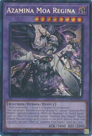 Azamina Moa Regina (Prismatic Secret Rare) (MP25-EN105) - 2025 Mega-Pack 1st Edition