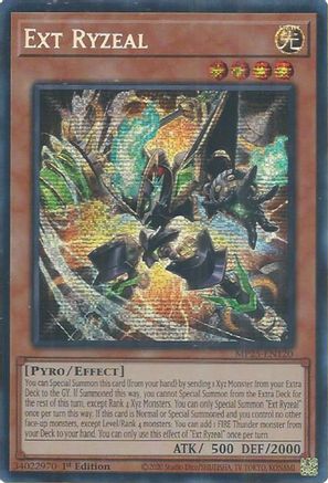 Ext Ryzeal (Prismatic Secret Rare) (MP25-EN120) - 2025 Mega-Pack 1st Edition