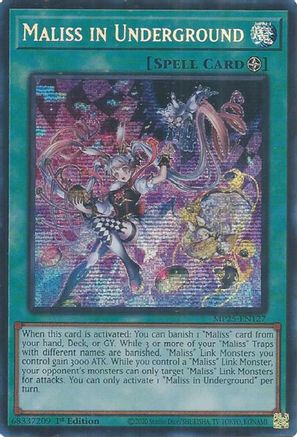 Maliss in Underground (Prismatic Secret Rare) (MP25-EN127) - 2025 Mega-Pack 1st Edition