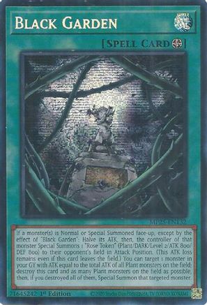 Black Garden (Prismatic Secret Rare) (MP25-EN132) - 2025 Mega-Pack 1st Edition