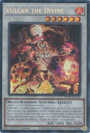 Vulcan the Divine (Prismatic Secret Rare) (MP25-EN134) - 2025 Mega-Pack 1st Edition